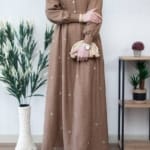 فستان كتان ميلانج حجاب فاشن مول - dress melang keten Hijab fashion mall 1