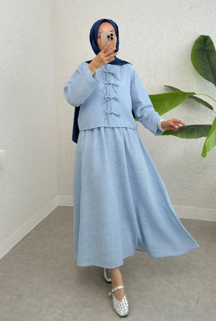 Keten Skirt Suit